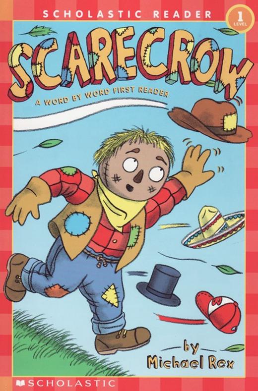 中商原版学乐分级读物1级哦不稻草人英文原版ohnoscarecrow故事绘本