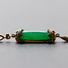 冰种阳绿复古翡翠吊坠18k黄金钻石镶嵌 商品缩略图4