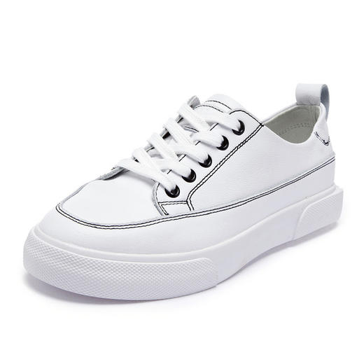 【服饰鞋包】百搭基础小白鞋女春季网红学生休闲单鞋平底板鞋春款 商品图4