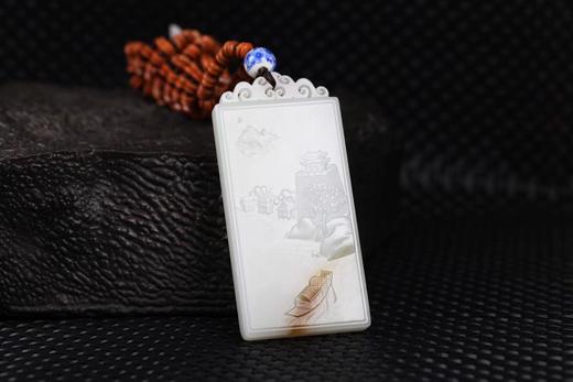 【山水福牌】和田玉(羊脂玉)挂件 商品图2