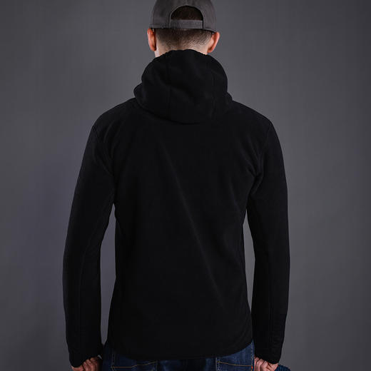 【抗起球-抗静电-抗磨损】鹰爪行动伏击者抓绒衣男加厚连帽双面绒摇粒绒保暖衣户外卫衣外套 商品图7