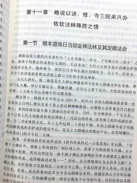 大圆满传承史是一部较好的文化遗产整理著作，它是对文化资料的一次系统整理，跨度大，涵盖广 商品图5