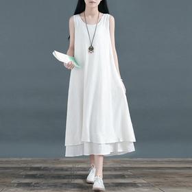 裁缝学苑 AW05中国风背心连衣裙1:1实物服装纸样剪裁图纸牛皮纸样