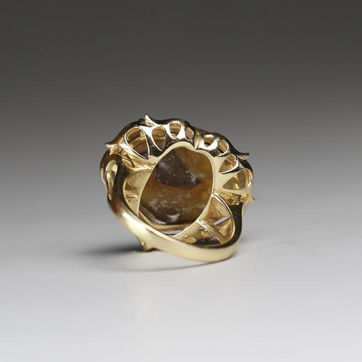 辽代影子玛瑙“心花”戒指 商品图5