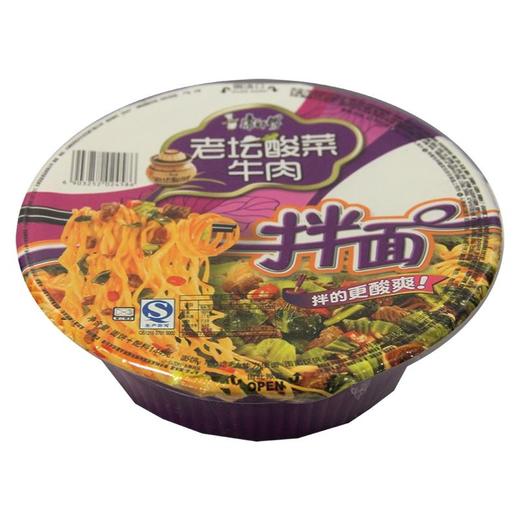 康师傅老坛酸菜干拌面140g