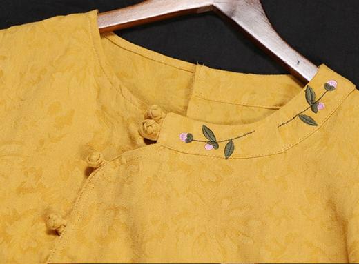 裁缝学苑 AW01中国风棉麻上衣1:1实物服装纸样剪裁图纸牛皮纸样 商品图3