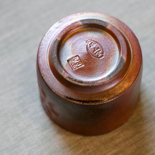 柴烧杯（低杯：口约7cm,高约4cm;高杯：口约7cm，高约5.5cm） 商品图3