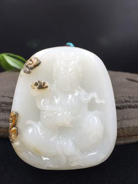 【观音】和田玉(白玉)挂件