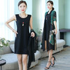 YH-921958新款气质宽松显瘦中国风开衫两件套连衣裙 商品缩略图3