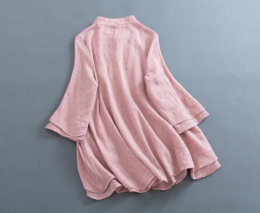 裁缝学苑 AW06立领斜开襟上衣1:1实物服装纸样剪裁图纸牛皮纸样 商品图2