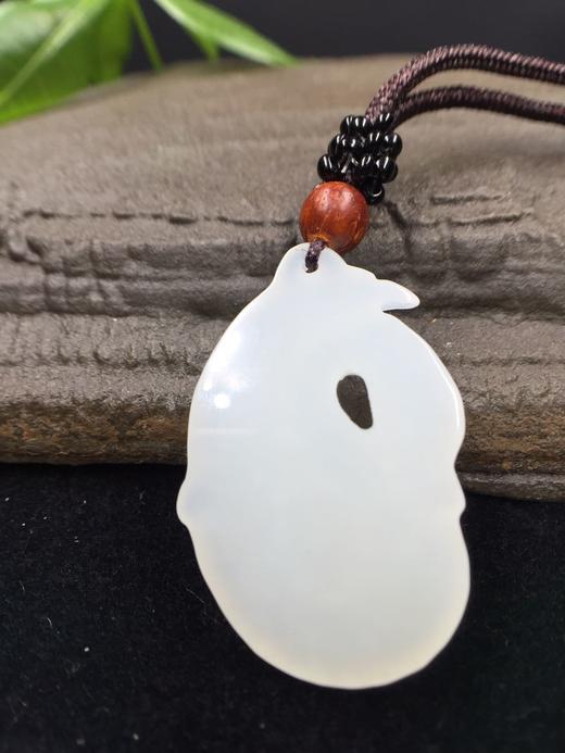 【鹅如意】和田玉(羊脂玉)挂件 商品图3