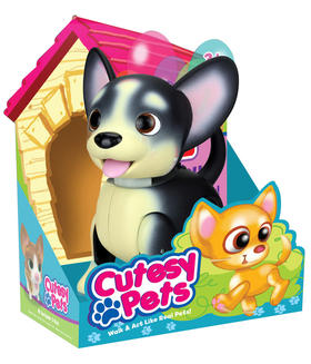 银辉萌宠仿真互动猫狗-黑色吉娃娃885310CD00101