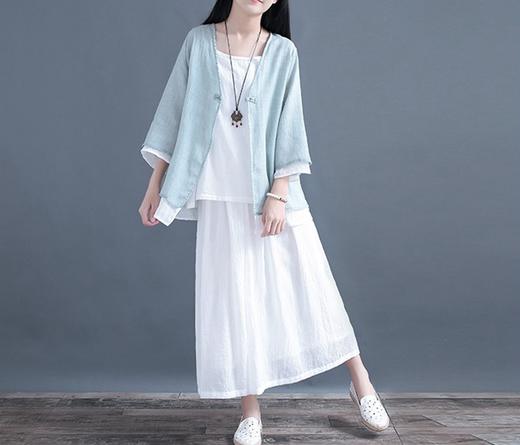 裁缝学苑 AW03女士V领小开衫1:1实物服装纸样剪裁图纸牛皮纸样 商品图1
