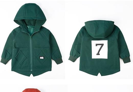 裁缝学苑 TW07童装开衫棒球服1:1实物服装纸样剪裁图纸牛皮纸样 商品图3