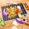 BBQ派对 儿童创意美术手工diy卡通贴画材料包涂色幼儿园纸质制作 商品缩略图1