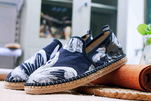 【买麻鞋，雅路人】防脚臭，春夏款雅路人手工千层底布鞋亚麻底民族风女鞋千层布鞋女1810-10W 商品图6