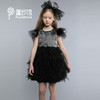 非质量问题不退换哦~pureshare 蓬纱馆 儿童礼服女春季高端走秀演出服黑色洋气连衣裙-黑天鹅礼服裙 商品缩略图2