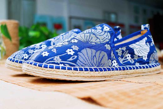 【买麻鞋，雅路人】防脚臭，春夏款雅路人手工千层底布鞋亚麻底民族风女鞋千层布鞋女1810-10W 商品图3