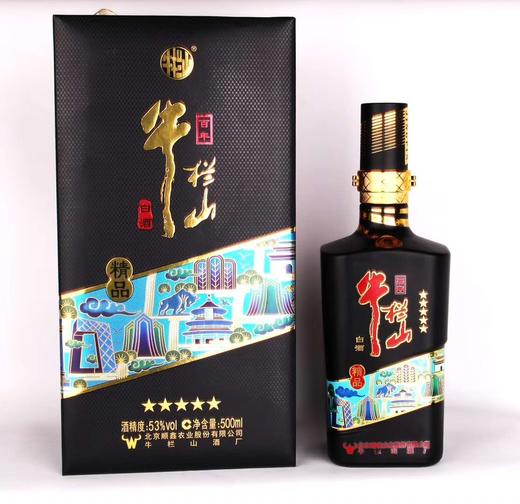 【推荐】牛栏山百年精品五星 500ml 53度 浓香型白酒 商品图0