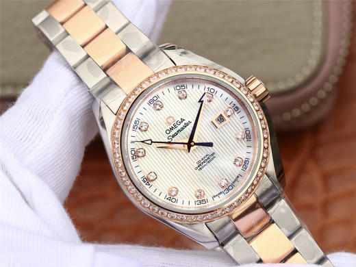 3s厂欧米茄海马系列22025342055001自动机械女表直径34mm