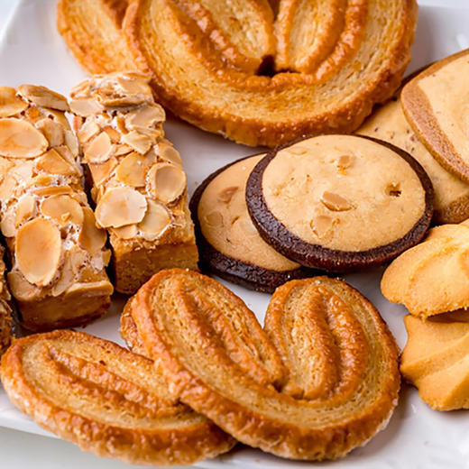 香港美心松脆三重奏什锦饼干糕点礼盒装331g