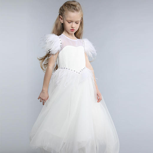 【非质量问题不退换】天鹅裙子表演礼服-白天鹅 商品图3