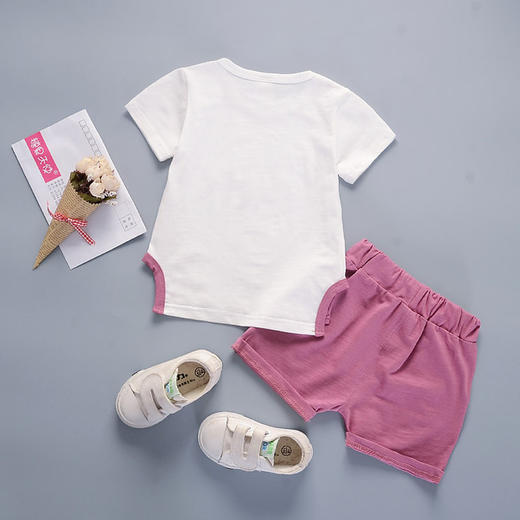 【男童】夏装童装男童夏季儿童韩版休闲短袖短裤两件套 商品图4