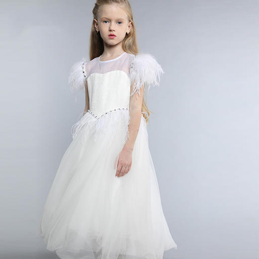 【非质量问题不退换】天鹅裙子表演礼服-白天鹅 商品图0