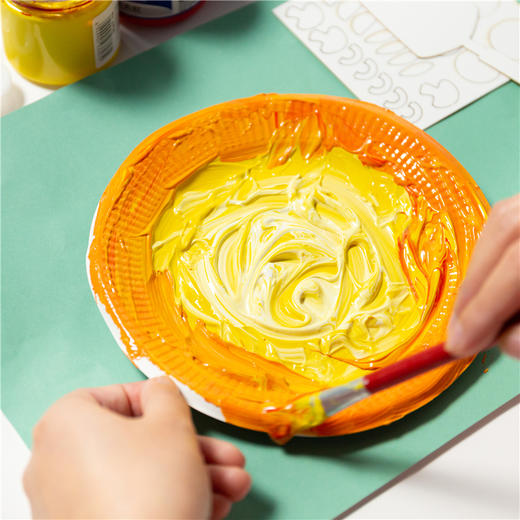 美味的披萨 儿童手工diy制作材料包幼儿园涂色绘画插卡创意贴画 商品图3