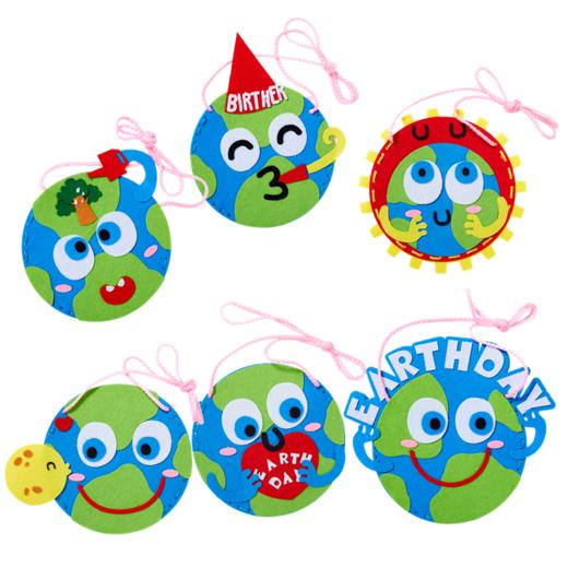 地球日背包 手工diy 儿童不织布背包手工创意制作材料包幼儿园亲子 商品图4