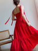AtelierMissLu / Lara-嘉年华红系带长礼服 商品缩略图2