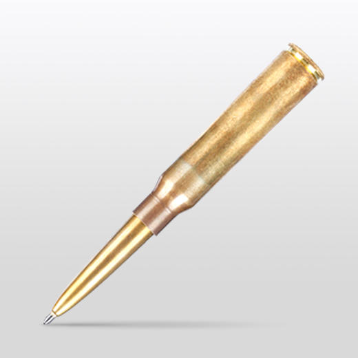 铜子弹375 尖兵子弹头纪念版太空笔 商品图0