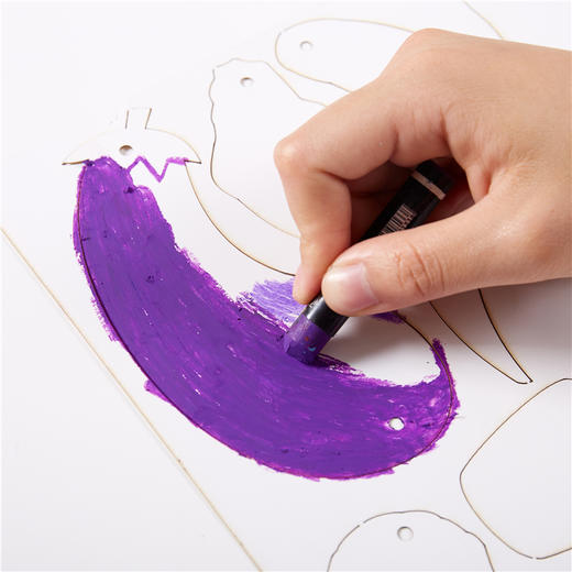 BBQ派对 儿童创意美术手工diy卡通贴画材料包涂色幼儿园纸质制作 商品图3