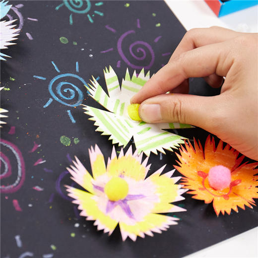 一花一世界 儿童手工diy幼儿园制作材料包涂色创意美劳diy亲子手工 商品图3