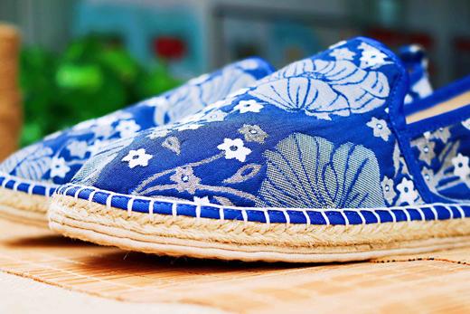 【买麻鞋，雅路人】防脚臭，春夏款雅路人手工千层底布鞋亚麻底民族风女鞋千层布鞋女1810-10W 商品图5