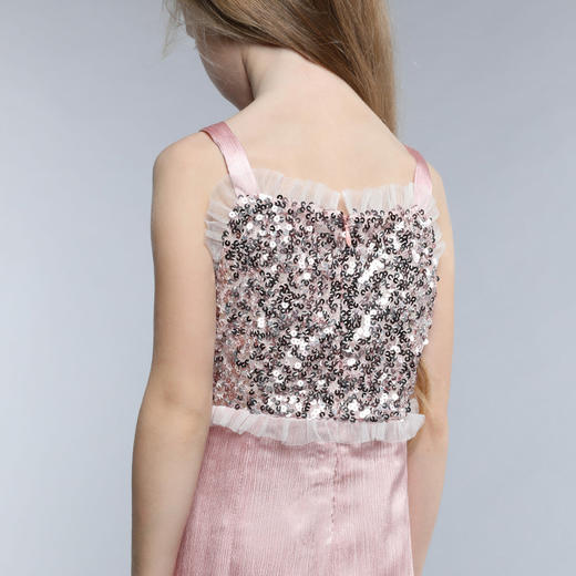 儿童礼服美人鱼蓬蓬裙女童白雪公主裙花童礼服女童婚纱裙-美人鱼裙 商品图4