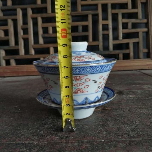 描金青花玲珑茶器套组（5件套） 商品图3