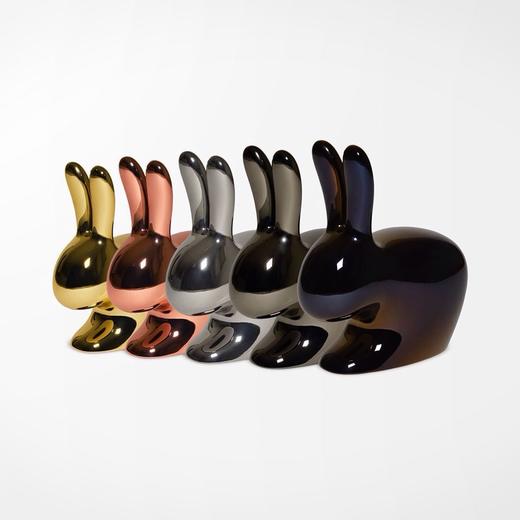 Qeeboo RABBIT 兔椅凳 限量金色 商品图1