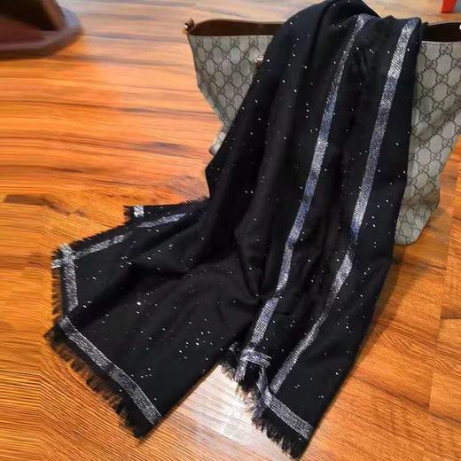 网红款100%羊羔绒璀璨星空  90*210cm 黑色 商品图3