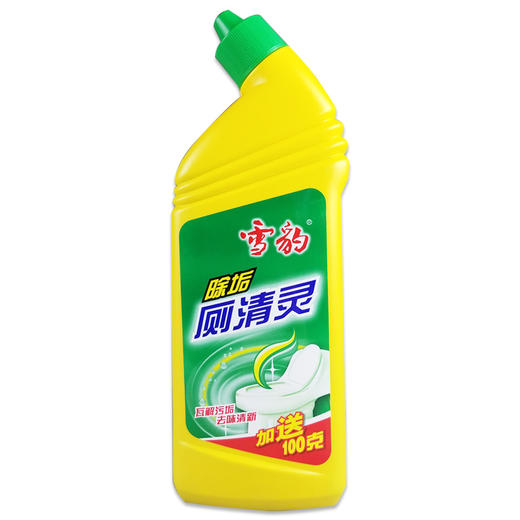 雪豹除垢洁厕灵500g100g去污洁厕液马桶清洁除臭去味弯嘴设计