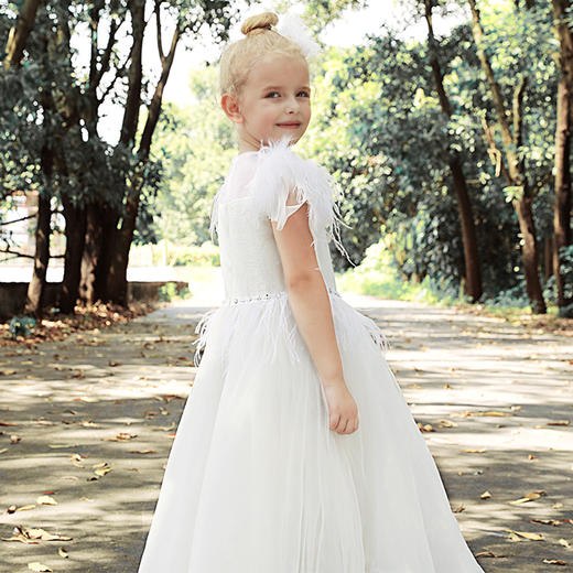 【非质量问题不退换】天鹅裙子表演礼服-白天鹅 商品图2