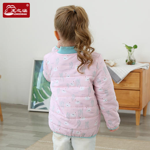 龙之涵 宝宝外套童装棉衣男宝女宝秋冬季上衣轻薄中大童短款棉袄 商品图2