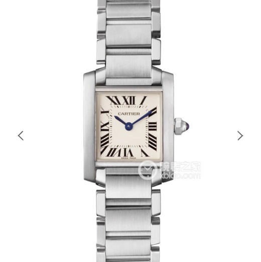 8848卡地亚法式坦克W51008Q3，原装开模，女士进口石英机芯， 20.3×25.35MM 商品图0