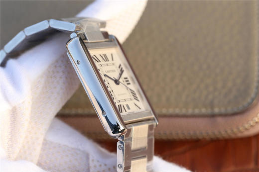 ZF卡地亚坦克系列型号W5200028男士尺寸宽31mmX长40.85mm，正品拆解开模，淬火蓝钢指针，配件达到和正品互换级别，搭载日本9015机 商品图5