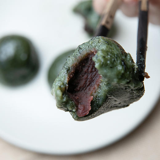 [屁侠推荐]传统江南风味 桐庐老底子味道 艾草青果青团青饺 饥饿F姐豆沙/芝麻/咸香 商品图1