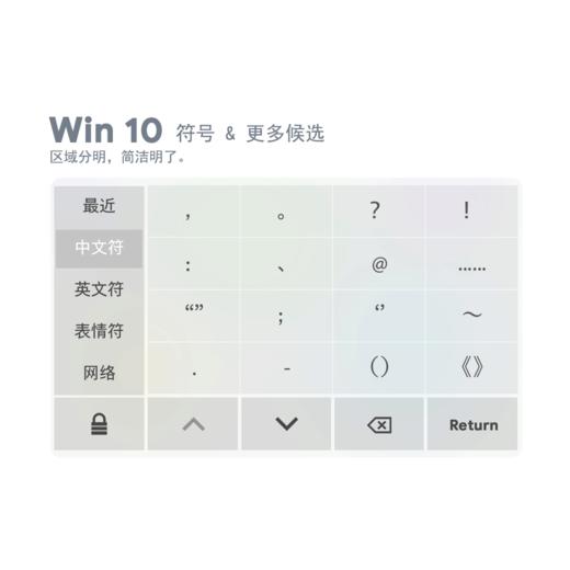 《Win 10》皎月白 升级版流光粒子动效创意 / 百度输入法 / 安卓适用 商品图1