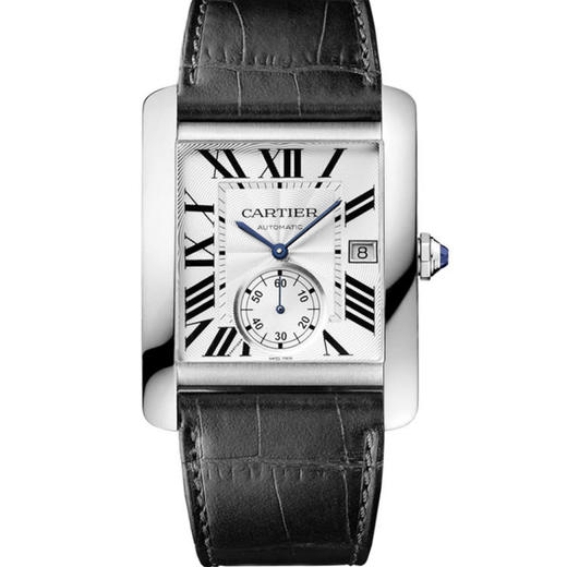 JF卡地亚W5330003英式坦克系列 版本，原版1904MC自动机械机芯，表径:34mmX44mm，使用原版烤钢蓝表针，使表针色泽均匀 商品图0