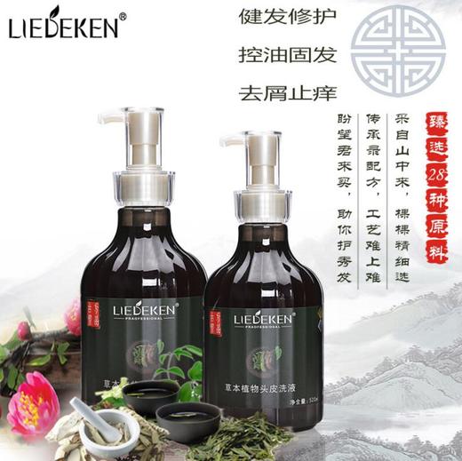【洗发水】植物洗发水皂角何首乌侧柏叶去屑清爽控油洗发水 商品图1