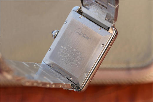 ZF卡地亚坦克系列型号W5200028男士尺寸宽31mmX长40.85mm，正品拆解开模，淬火蓝钢指针，配件达到和正品互换级别，搭载日本9015机 商品图9