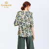乔万尼夏装真丝宽松印花七分袖桑蚕丝衬衫沙滩度假女上衣EN2C535 商品缩略图3
